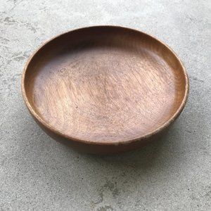 Shallow Wooden Bowl. used